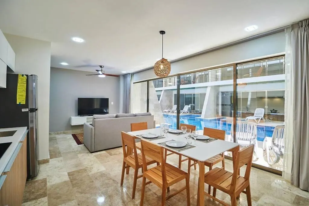 Apartmán Sherlock - Swim Up Suite & Gym & Beach Club Access Tulum Mexiko